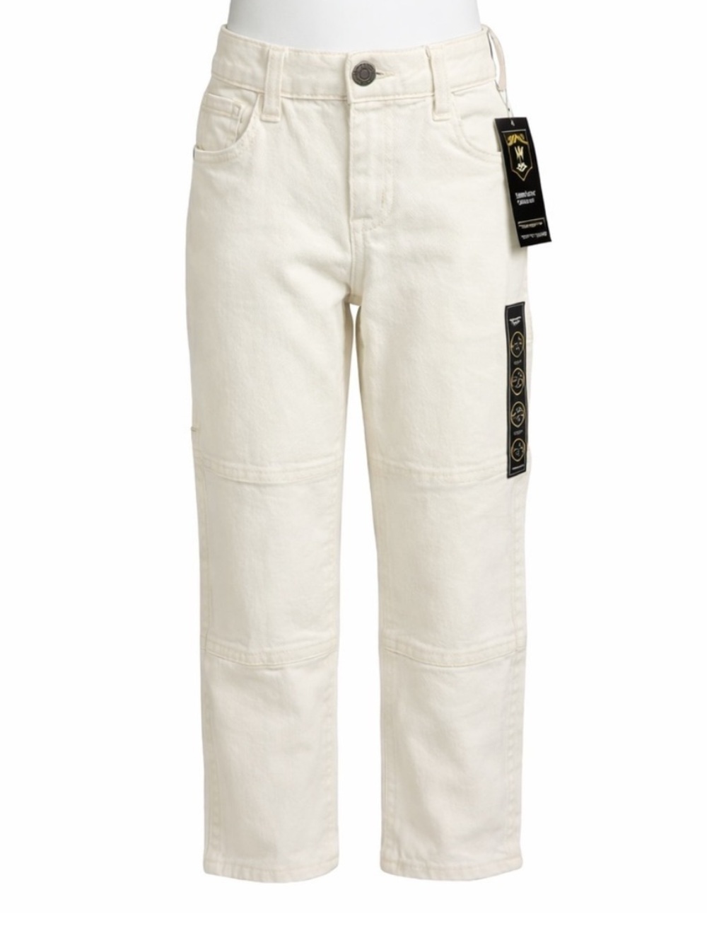 Size XL (16) West 49 Youth Girls White Carpenter Skate Pants Stretch